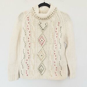 The Hecht Co. Vintage Wool Turtleneck Sweater Sz S